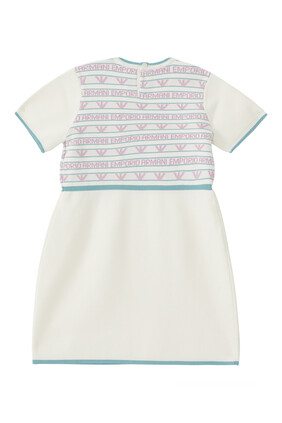 Jacquard Logo Knit Dress